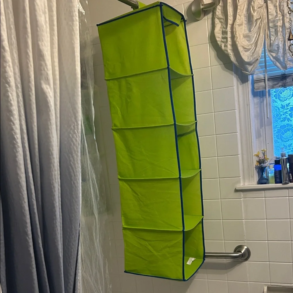 Green Hanging Closet Organizer